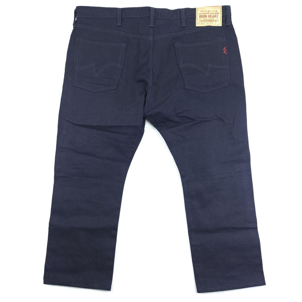 Iron Heart Selvedge 888s-142 Straight Jeans 14oz Denim Sz 44x36(44x26)
